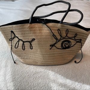 H&M Straw Tote Bag